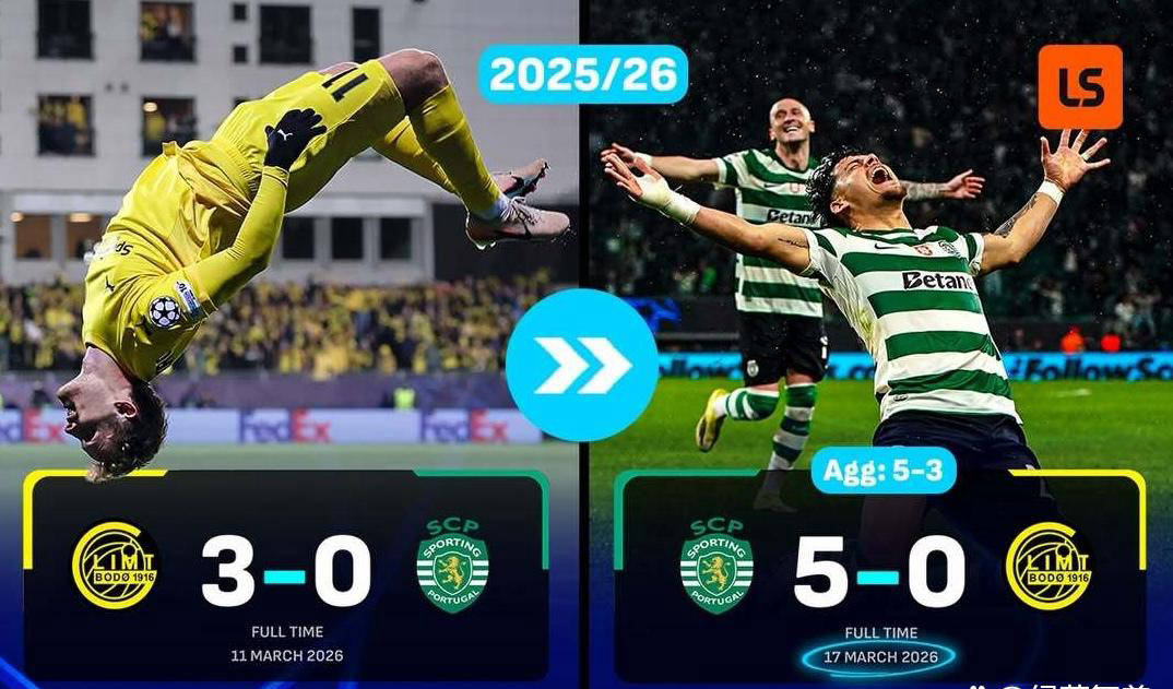 欧冠8强尘埃落定：葡萄牙体育书写史诗逆转，切尔西曼城遭双杀惨败